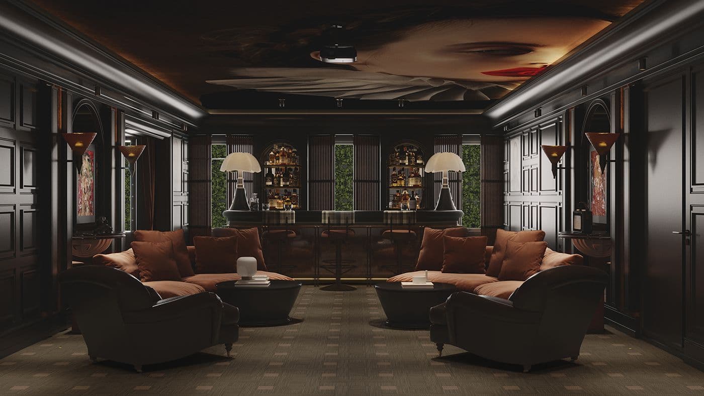 Speakeasy Club Room